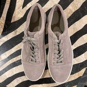 Vince suede sneakers size 40. New. Never worn. Price tag on bottom $185